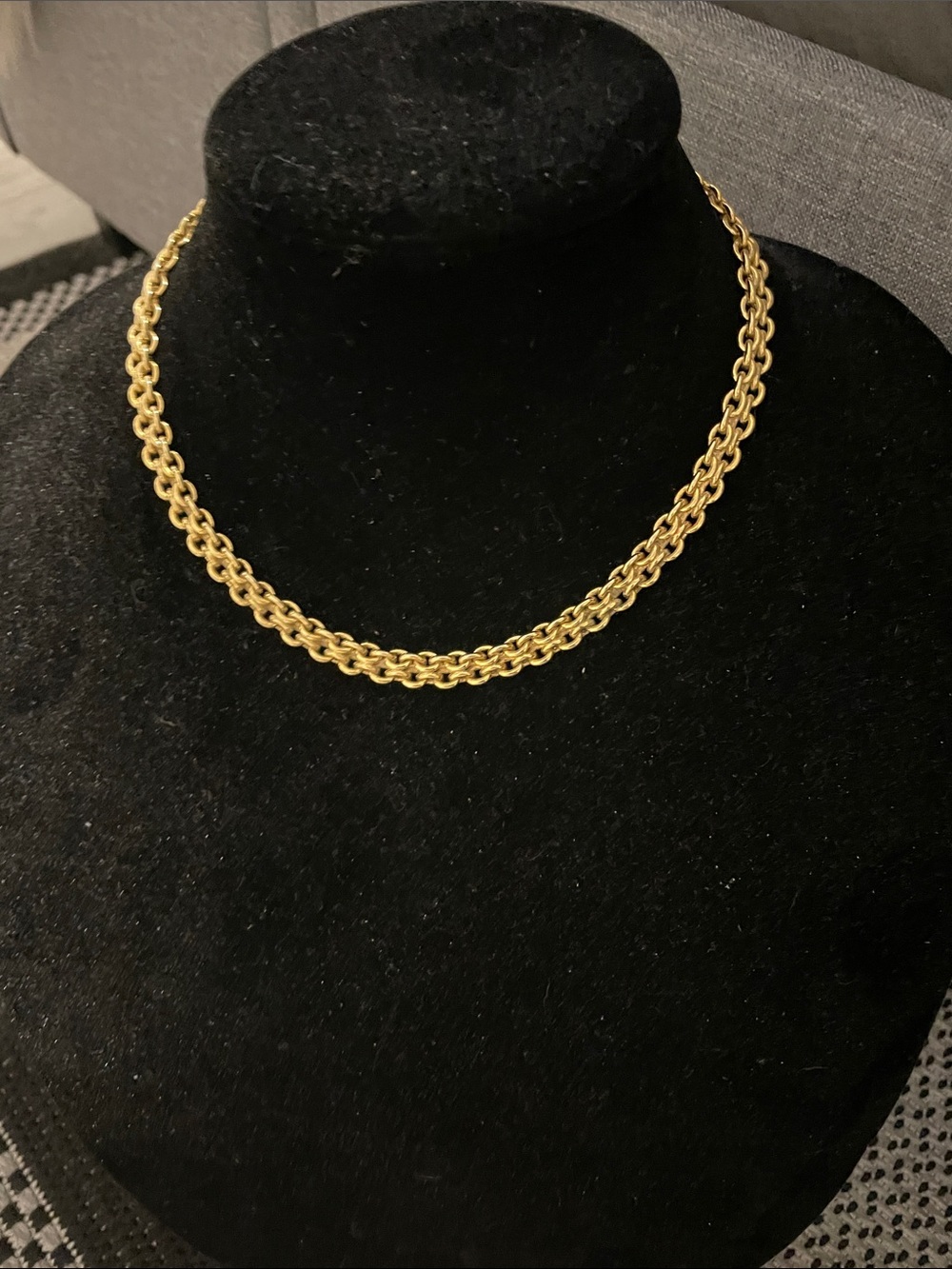 Monet Gold-Tone Double Rope Chain Necklace